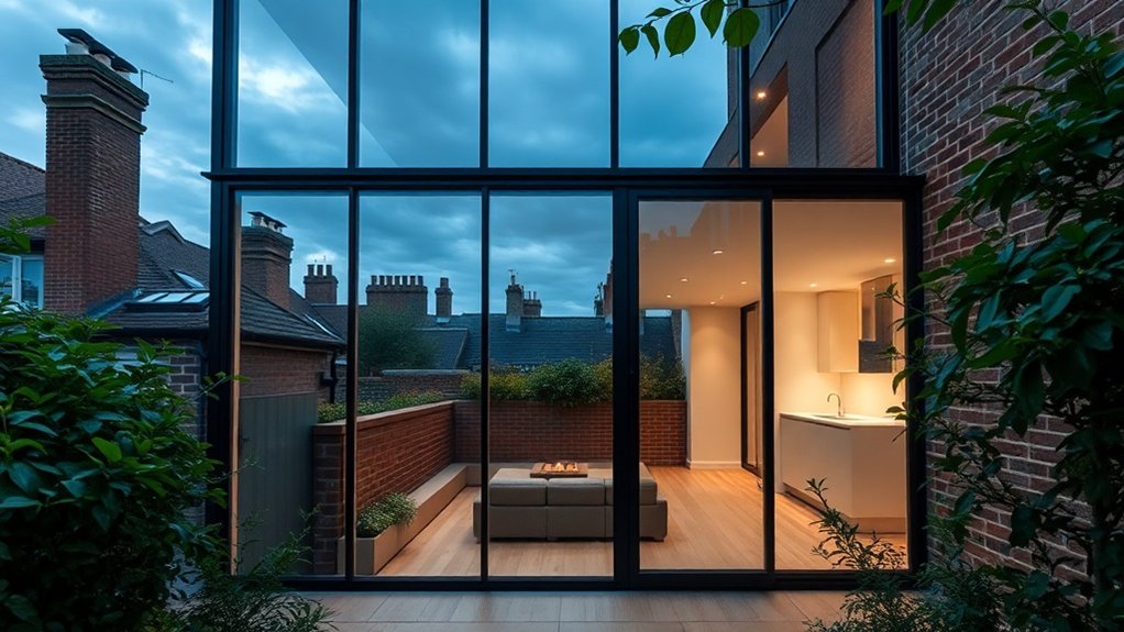 Glass Extension Walls Blackheath